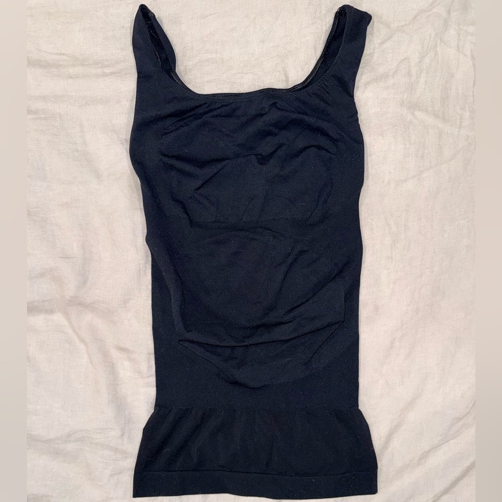 BLANQI Black Maternity belly Support Tank - medium